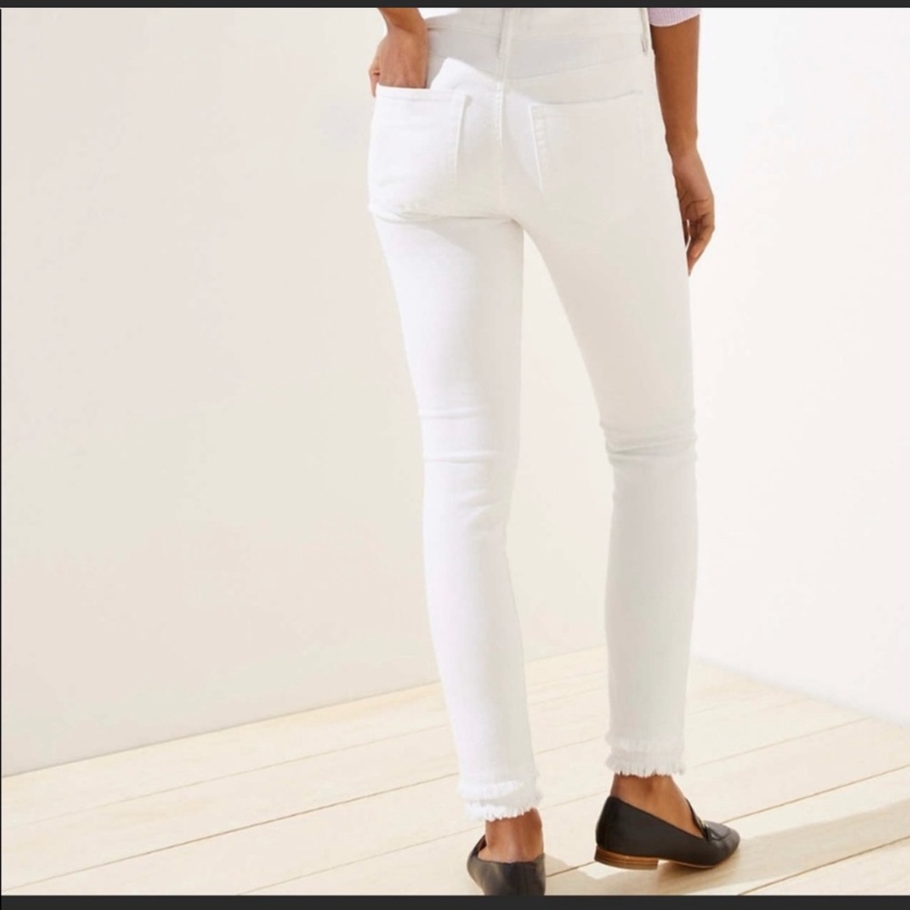Loft White Jeans